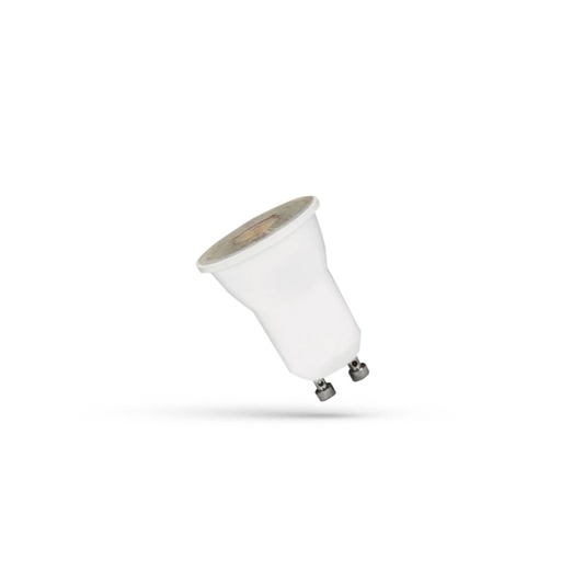 [21617-18899] LED GU10 2W 230V 55 Grader Varm Hvid med Linse Spectrum - Energibesparende og lysstærkt spotlys med GU10 fatning, 200lm og RA80