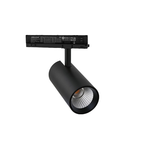 [24380-16808] LEDlife PRO-CCT dæmpbar skinnespot 30W - Justerbar CCT + lysstyrke, Sort, 120lm/w, RA92, 3900lm, Flicker free