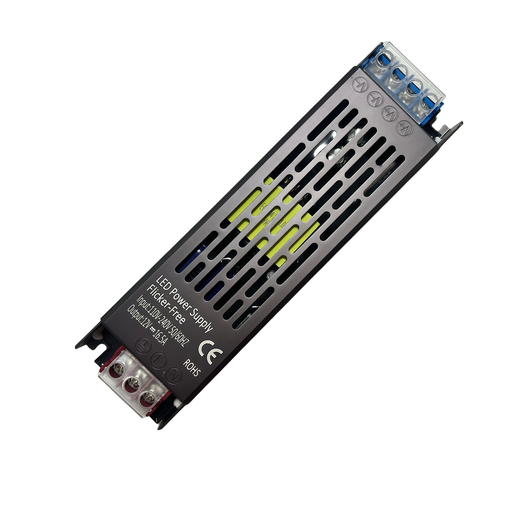 [24471-0] 200W strømforsyning - 12V DC, 16,6A, Flicker free, IP20 indendørs - Effektiv og pålidelig strømforsyning til indendørs brug