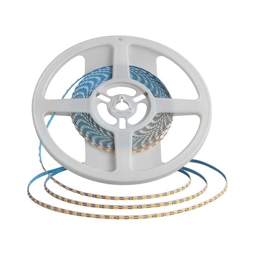 [20089-15300] V-Tac 8W/m LED strip - 5m, 3mm bred, IP20, 24V, 120 LED pr. meter - 800lm/m, RA80