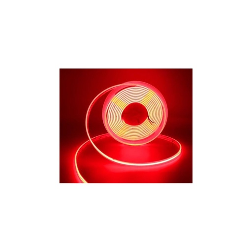 [20095-15308] V-Tac Rød 10W/m COB-LED strip - 5m, IP67, 320 LED pr. meter, 24V, COB LED