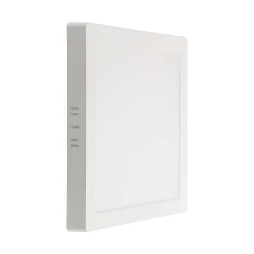 [20102-15319] V-Tac 6W LED loftslampe - Hvid kant, inkl. lyskilde, 660lm, RA80, 12,08 x 12,08cm, 230V, 3,07cm høj