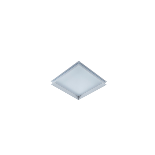 [20109-0] 60x60 LED panel ovenlysramme med hvid kant - skaber smuk ovenlysvindueeffekt