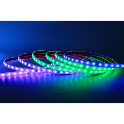 [20924-0] 12W/m RGBIC LED strip - 5m, IP68, 60 LED pr. m, 230V - Minimum 25m