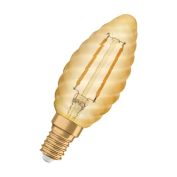 [5657057443] 1906 KERTE SNOET 1,5W/824 (12W) GULD E14