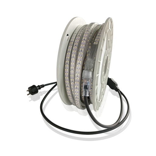 [21227-15785] LEDlife arbejdslys 15m LED strip på tromle - 230V, IP67, 180 LED/m, 11W/m, 1100 lm/m