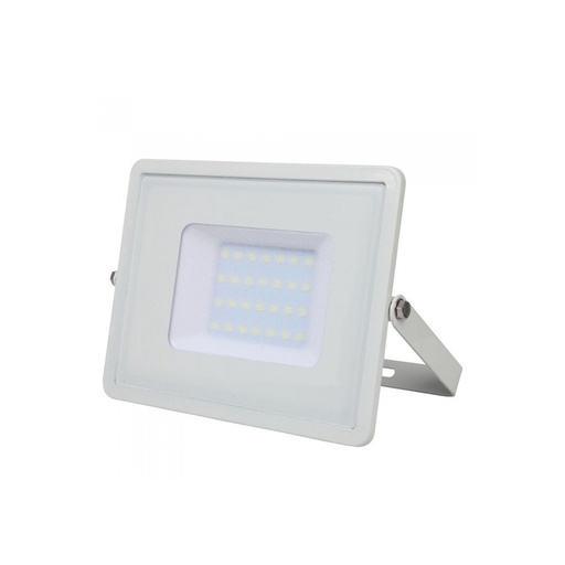 [2696-7837] V-Tac 30W LED projektør - Samsung LED chip, arbejdslampe, udendørs, høj effekt, 2400lm, RA80, IP65, 5 års producentgaranti