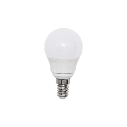 [13201-14025] LED Pære A5 G45 - Storspredning, E14, 6W, 3000K, Erstatter 42W, 510lm, RA80, 3 års garanti