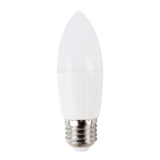 [13226-14050] LED Pære A5 C37 E27 9W - 3000K, Erstatter 62W, 840lm, RA80, 3 års garanti.