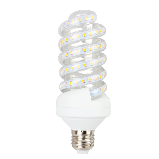 [13233-14057] LED Spiral B5 20W E27 3000K Erstatning for 129W, 230V, 2070lm, RA80 - 3 års producentgaranti