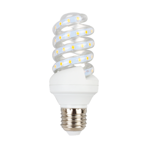 [13239-14063] LED B5 Spiral - 9W E27, 4000K, 840lm - Erstatter 62W - 3 års garanti