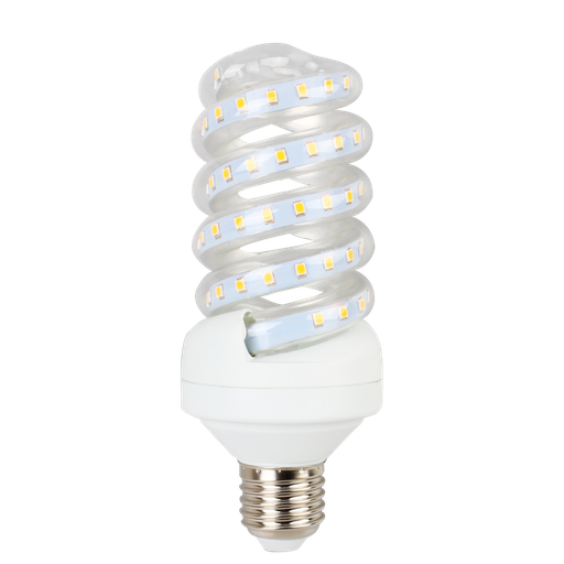 [13242-14066] LED B5 Spiral Pære, 15W, E27, 4000K, Erstatter 99W, 230V, 1510lm, RA80, 3 års garanti