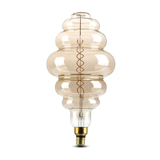 [2826-7902] V-Tac 8W LED kæmpe globepære - Kultråd, Ø20 cm, dæmpbar, varm hvid, 2000K