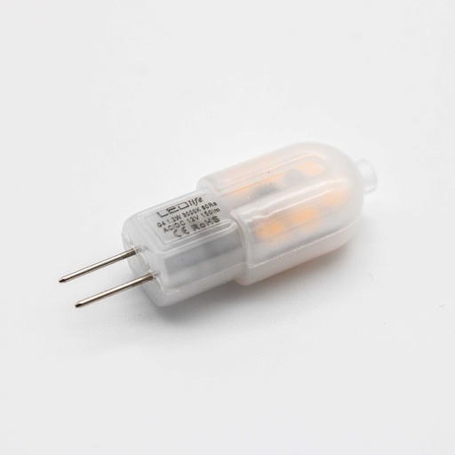 [24146-16719] LEDlife 1,2W G4 LED pære - 12V AC/DC, G4-fatning, 150lm