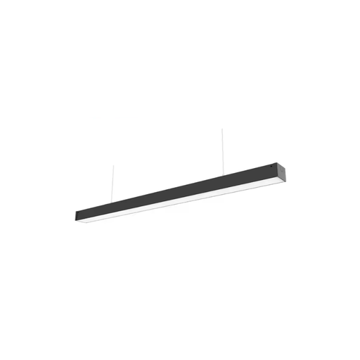 [24158-16736] 36W LED loftlampe til kontor - Sort, 120 lm/W, 120 cm, inkl. wireophæng, RA80