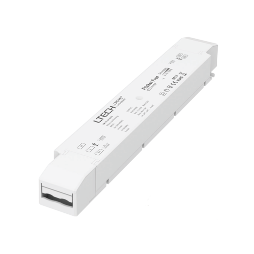 [24161-0] LTech 75W dæmpbar strømforsyning - 24V DC, 3.125A, Triac/push dim/CCT, IP20