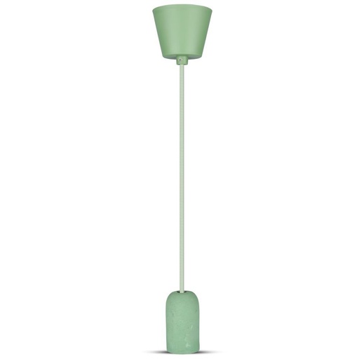 [24776-0] E27 Beton Pendel Lampe - Grøn - Moderne og stilfuld lampe til din indretning