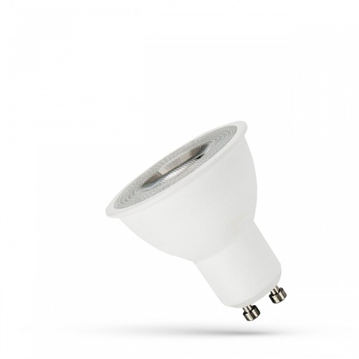 [23976-16556] LED GU10 4W 230V 55° Varm Hvid med Linse Spectrum - Energibesparende lyskilde med god farvegengivelse og bred spredningsvinkel.