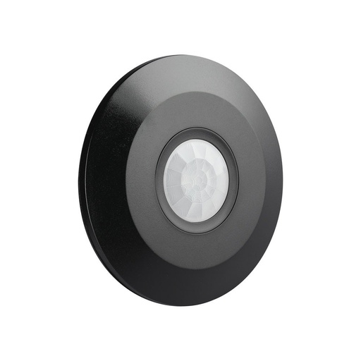 [24809-0] PIR loftsensor sort (flad) - LED op til 1000W