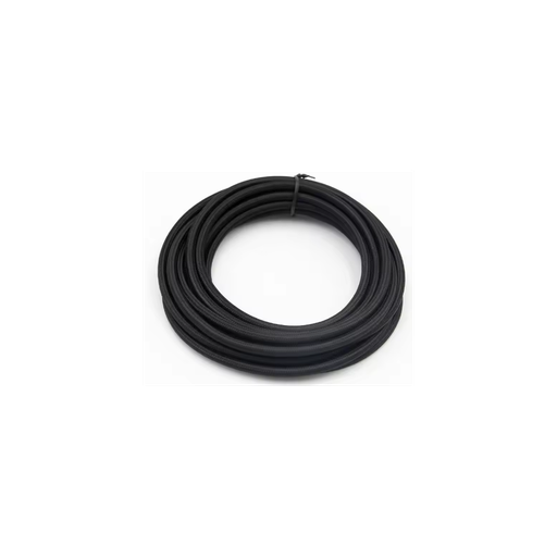 [23992-0] Sort tekstilstofledning, 2x0.75 mm², 5 meter, 230V