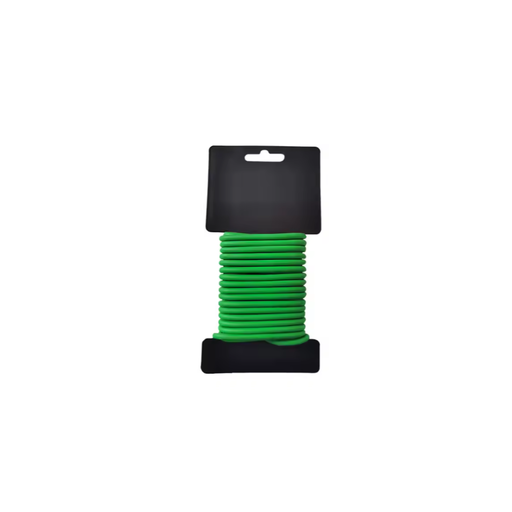 [24028-0] Grøn blød gummi bindetråd til planter - 5 meter, ideel til fastgørelse og støtte til dine planter