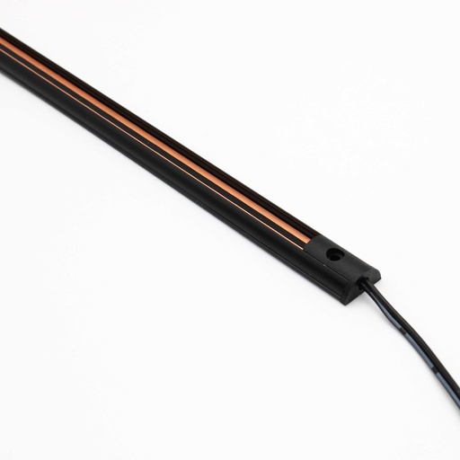 [24072-16649] PicoTrack 50 cm skinne - 24V, Magnetisk, Sort, til Glasmontre / Vinduesbelysning