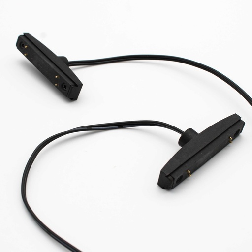 [24073-16650] PicoTrack Skinnesamler - Sort, Kompatibel med PicoTrack skinne, 24V