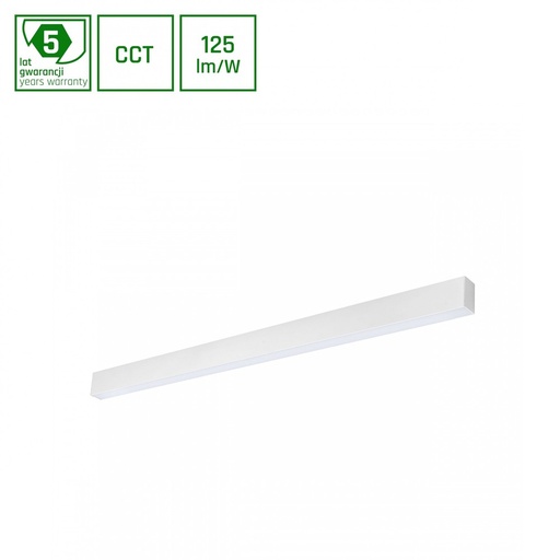 [24124-16697] Allday Basic 40W LED Panel - Hvid, 230V, IP20, 1203x42x37mm, 4000lm, RA80, 5 års garanti
