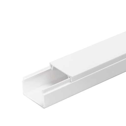 [22039-0] PVC Kabelkanal 25x16mm, 2m med Lim - Hvid - 3 års producentgaranti