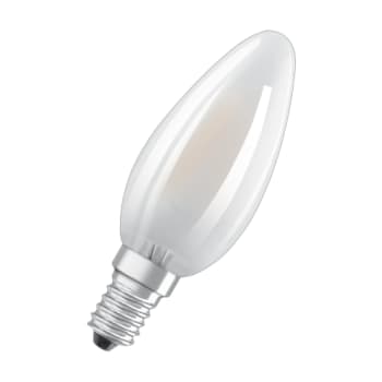 [5657058581] LEDVANCE LED kerte mat 470lm 2,5W/827 (40W) E14 energiklasse B