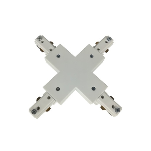 [21863-16137] LEDlife X-samler til skinnespots - Hvid, 1-faset med 230V indgang