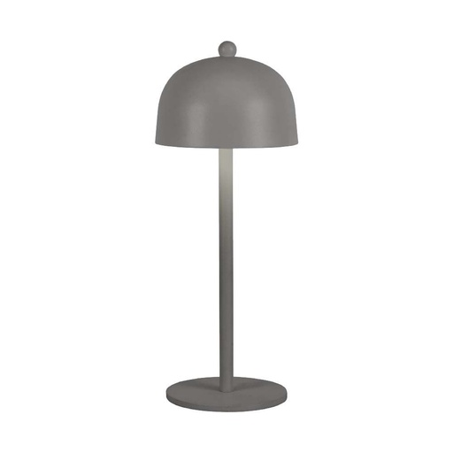 [26080-17847] LED bordlampe med 1800mAh batteri, 3i1 funktion og gråt hus - Ø115x300 mm