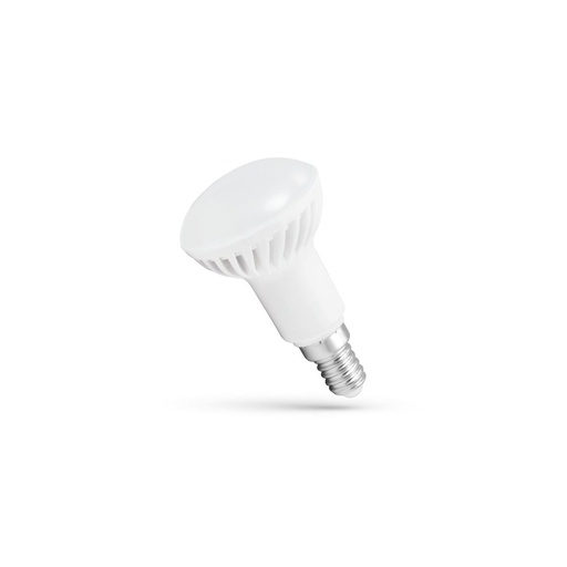 [6344-18878] Spectrum 6W LED pære - R50, E14, 230v - Energibesparende lyskilde med E14 fatning til 230V, med en lysstyrke på 410lm og en farvegengivelsesindeks (RA) på 80.