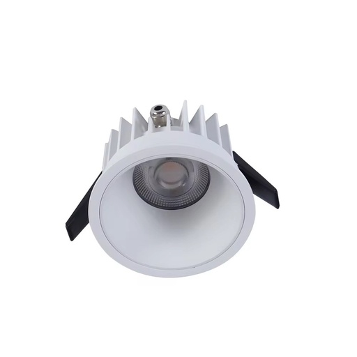 [27149-0] DimToWarm RA94 indbygningsspot - 10W, Hul: Ø7,5 cm, Mål: Ø8,5 cm, hvid kant, 230V