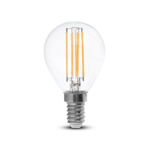 [1333-1005] V-Tac 4W LED kronepære - Kultråd, P45, E14 - Erstatter 40W