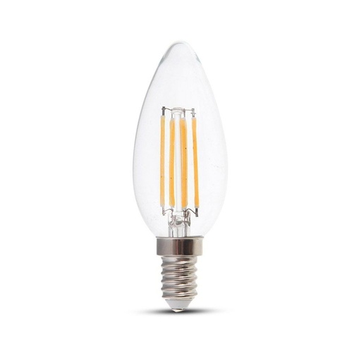 [1334-1006] V-Tac 4W LED Kertepære - Kultråd, E14, 40W Erstatning
