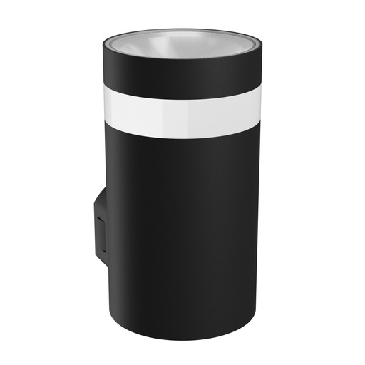 [22227-16246] Torre Ring 9W Sort Runde Facadeslampe IP54 – Effekt: 9W, Input: 230V, Lysstyrke: 700lm, Farvegengivelse: RA80