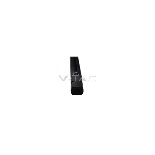 [1569-0] V-Tac Sort 1m 3-faset skinnespotsskinne inkl. tilslutning og endeprop - 230V