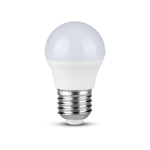 [1709-8847] V-Tac 4W LED pære - G45, kompakt, E27, erstatning for 30W