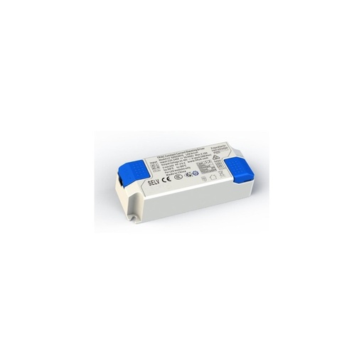 [4218-0] Lifud 30W Dæmpbar LED Driver - Triac Fasedæmpning, 550mA-700mA, 25-40V, Flicker Free, 230V Input