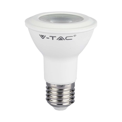 [4237-9376] V-Tac 7W LED pære - Samsung chip, PAR20, E27, 495lm, RA80, 5 års garanti