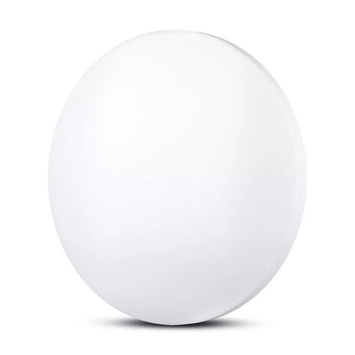 [4256-9394] V-Tac rund 24W LED loftslampe - 3i1 valgfri lysfarve, Ø35cm, 230V, inkl. lyskilde og 2600lm