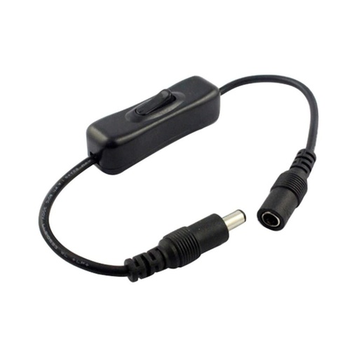 [4373-0] Afbryder med DC stik - 12V/24V (120W/240W) - Input: 12V-24V