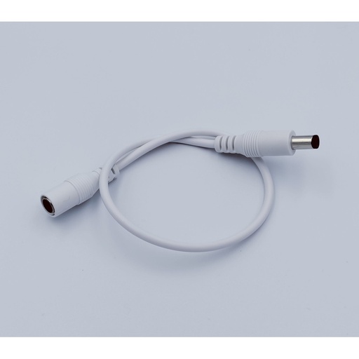 [4460-0] DC Forlængerkabel til LED strips, hvid, 50 cm, 5V-48V
