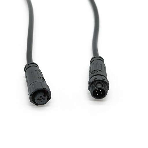 [4475-0] Forlængerkabel til RGB saunalys - 2 meter, 24V, IP68