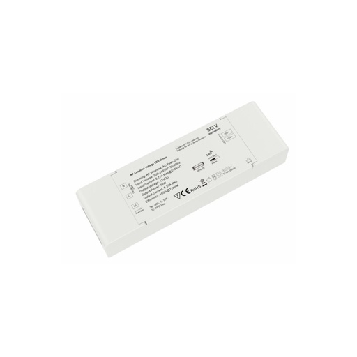 [4494-0] LEDlife rWave 75W Dæmpbar Strømforsyning - 12V DC, 6,25A, RF, Push-dæmp, Effekt: 75W, Input: 230V, Output: 12V