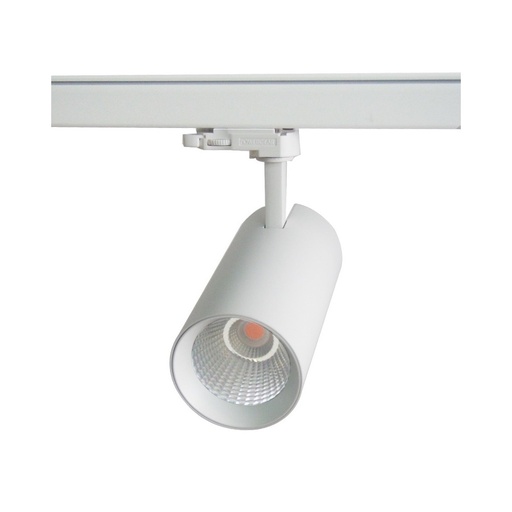 [4562-9559] LEDlife Hvid Skinnespot 30W - 130lm/w, RA90, 3900lm, Flickerfri, 3-faset, Erstatter 85W