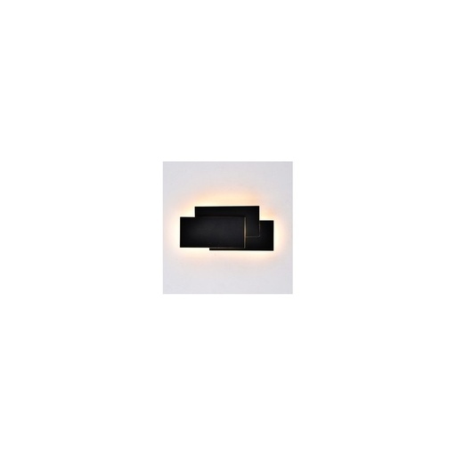 [2999-8127] V-Tac 12W LED væglampe - Indendørs sort, IP20, inkl. lyskilde (230V, 1100lm)