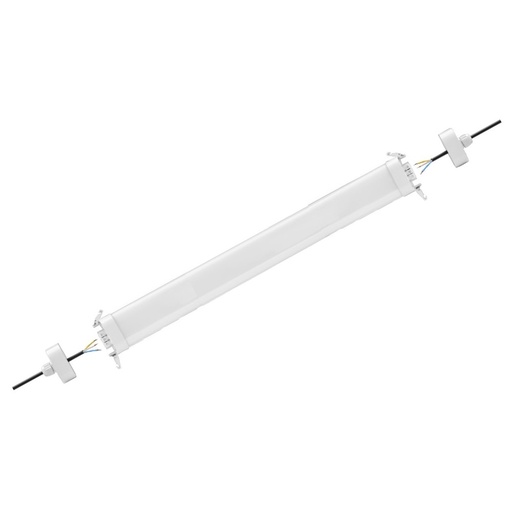 [3079-8287] LEDlife LED armatur 40W - 120 cm, gennemfortrådet, easy connect, IP65 - Vandtæt lysarmatur 40W med høj lumenstyrke og enkelt tilslutning