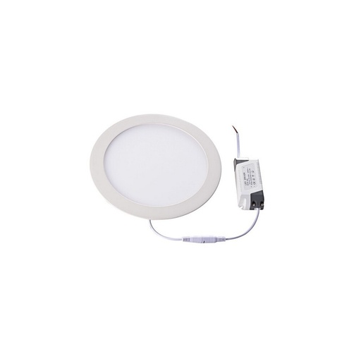 [3165-8389] LEDlife 11W LED Indbygningspanel - Ø18 cm Hulstørrelse, Ø20 cm Mål, 230V, 890lm, RA80, Flicker Free